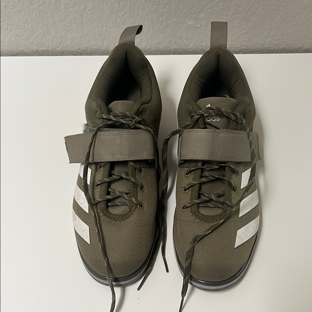 Adidas Powerlift shoes army green